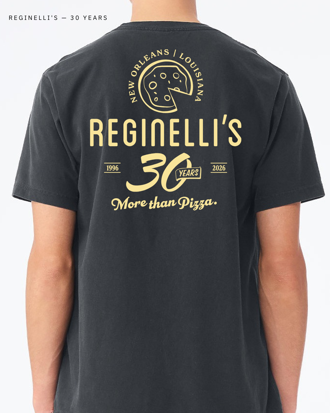 30th T-Shirt Washed Black